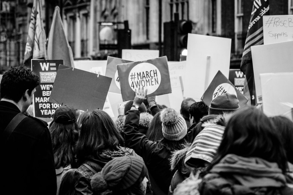 Women's rights protest